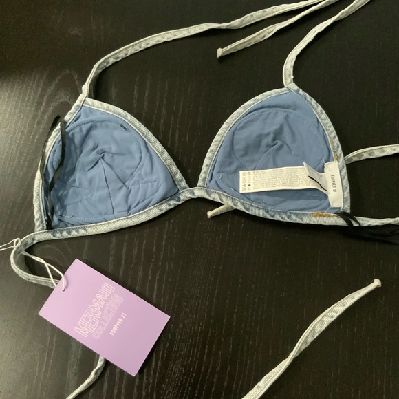 Clamshell & pearl 90s fit jean bralette size small - Picture 2 of 3